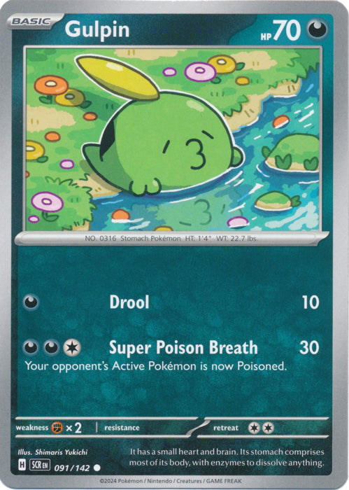 Gulpin - 091/142 - Common
