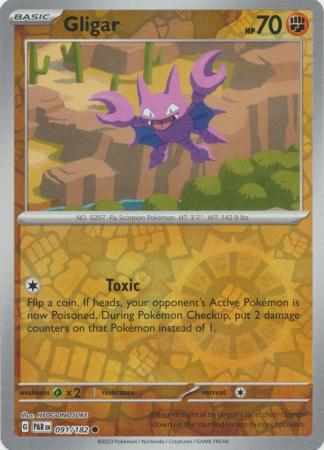 Gligar - 091/182 - Common - Reverse Holo available at 401 Games Canada