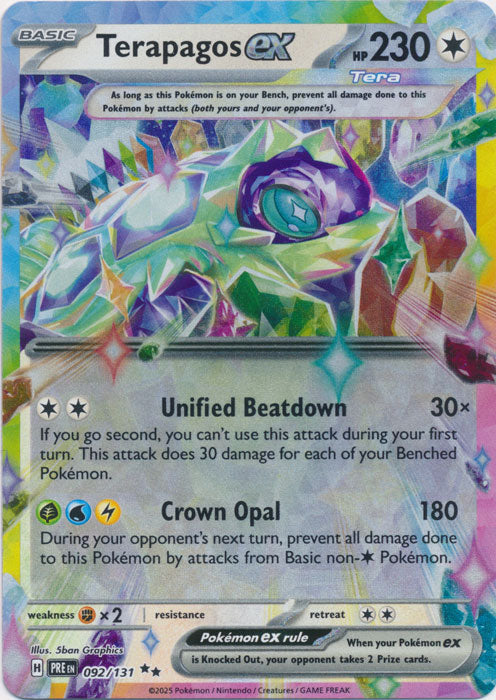 Terapagos ex - 092/131 - Double Rare