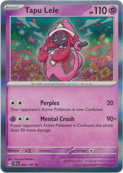 Tapu Lele - 092/191 - Rare