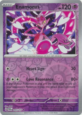 Enamorus - 093/167 - Rare - Reverse Holo