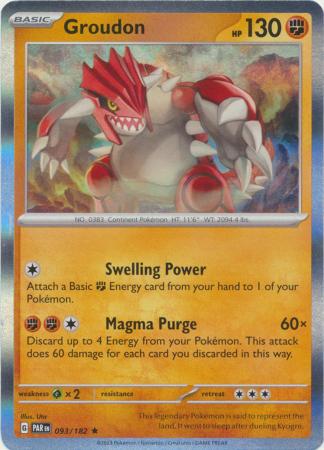 Groudon - 093/182 - Rare available at 401 Games Canada