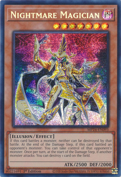 Nightmare Magician - MP24-EN093 - Prismatic Secret Rare - 1st Edition