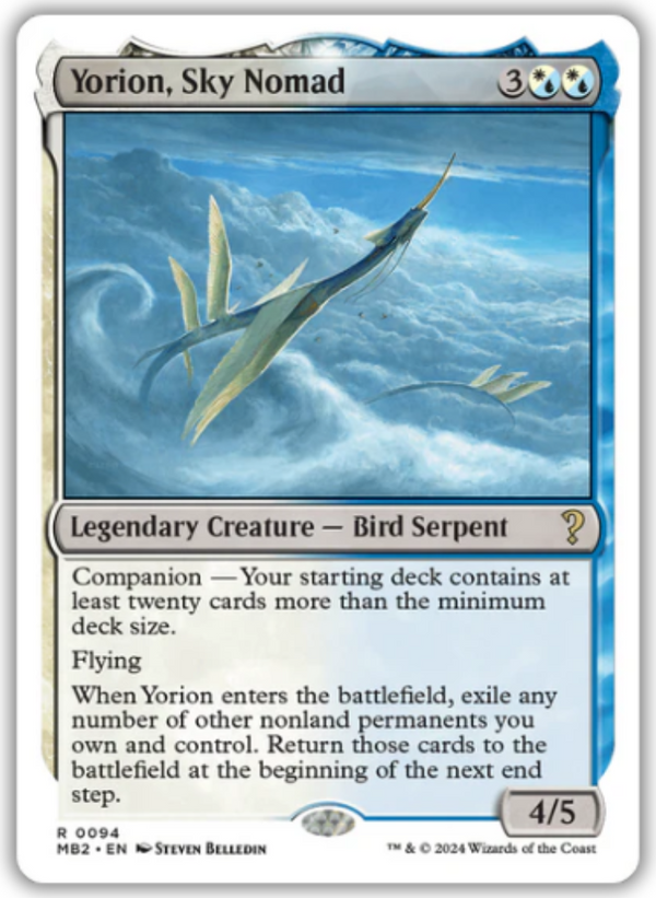 Yorion, Sky Nomad (MB2)