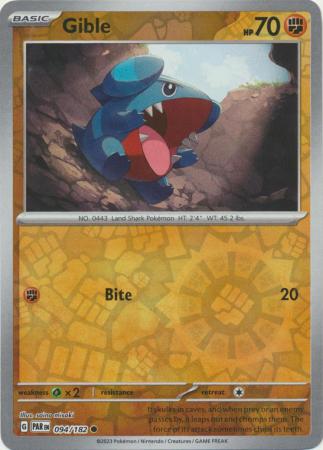 Gible - 094/182 - Common - Reverse Holo available at 401 Games Canada