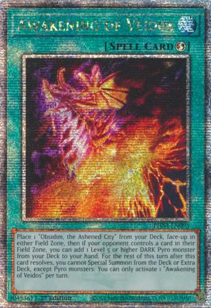 Awakening of Veidos - PHNI-EN095 - Quarter Century Secret Rare - 1st Edition