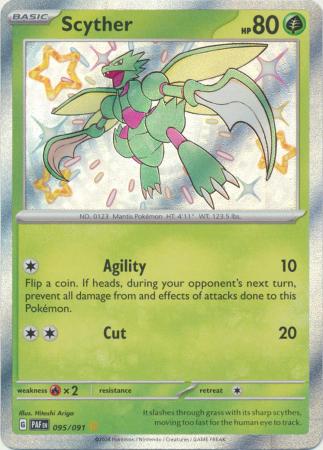 Scyther - 095/091 - Shiny Rare