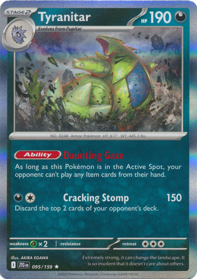 401 Games Canada - Tyranitar - 095/159 - Holo Rare