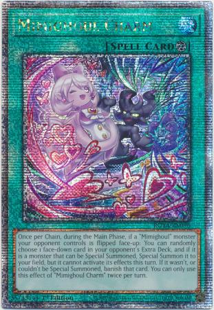 Mimighoul Charm - ROTA-EN096 - Quarter Century Secret Rare - 1st Edition