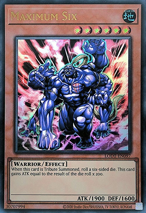 Maximum Six (2020 Date Reprint) - LODT-EN097 - Ultra Rare