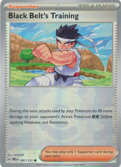 Black Belt's Training (Poke Ball Pattern) - 097/131 - Common