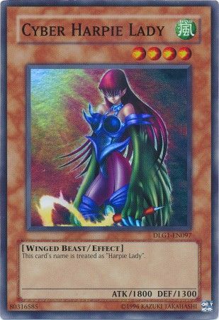 Cyber Harpie Lady - DLG1-EN097 - Super Rare