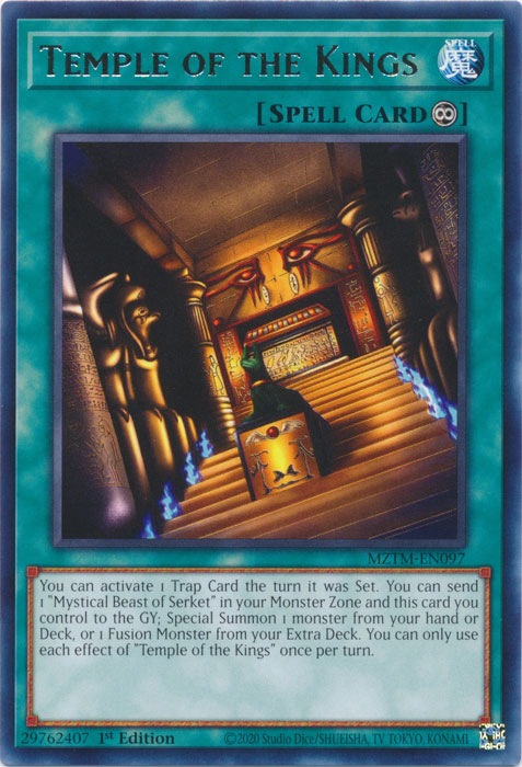 Temple of the Kings - MZTM-EN097 - Rare - 1st Edition