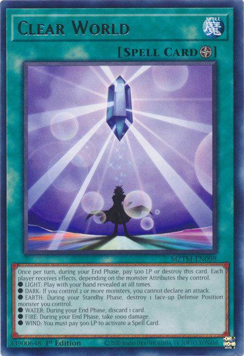 Clear World - MZTM-EN098 - Rare - 1st Edition