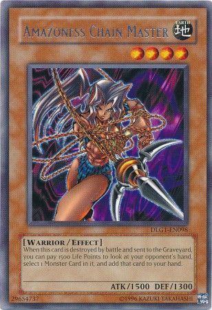 Amazoness Chain Master - DLG1-EN098 - Rare