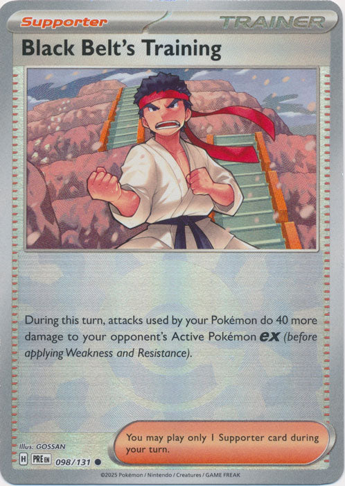 Black Belt's Training (Poke Ball Pattern) - 098/131 - Common
