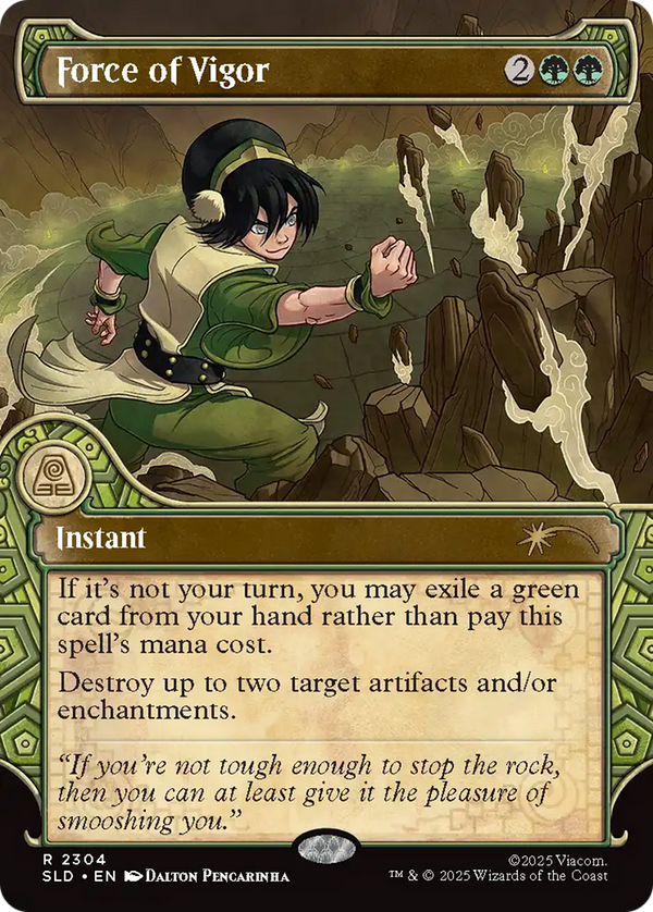 Force of Vigor - ATLA: One With The Elements (SLD)