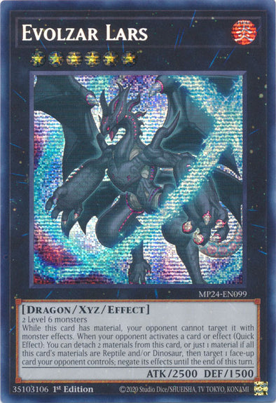 Evolzar Lars - MP24-EN099 - Prismatic Secret Rare - 1st Edition