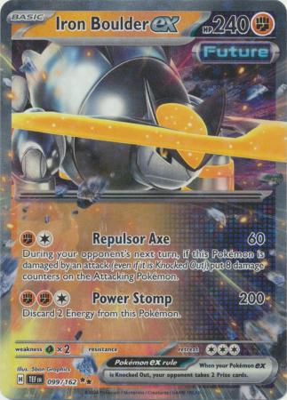 Iron Boulder ex - 099/162 - Double Rare