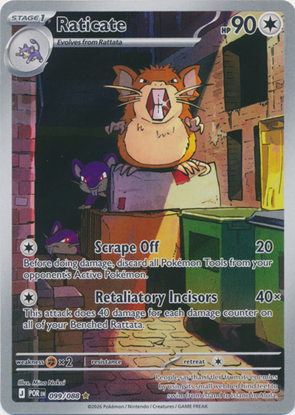 Raticate - 099/088 - Illustration Rare