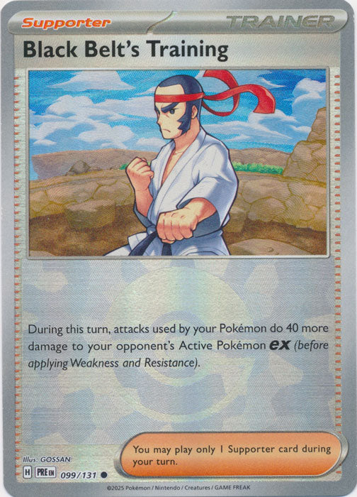 Black Belt's Training (Poke Ball Pattern) - 099/131 - Common