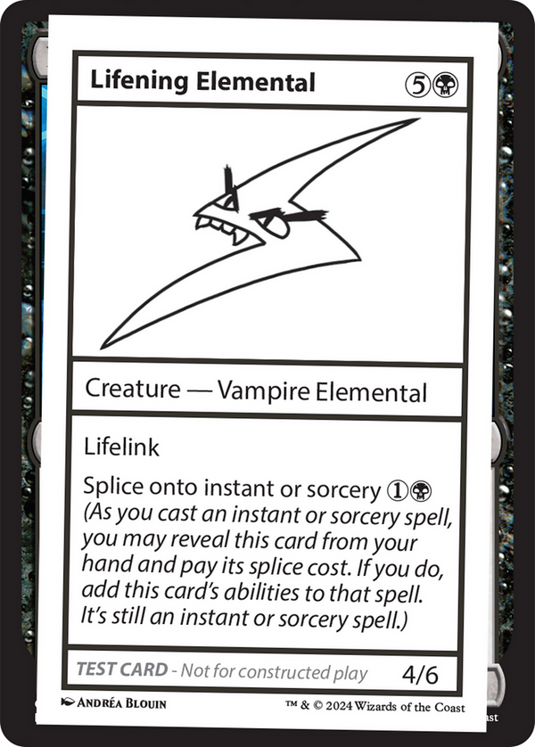 Lifening Elemental - Test Card (MB2)
