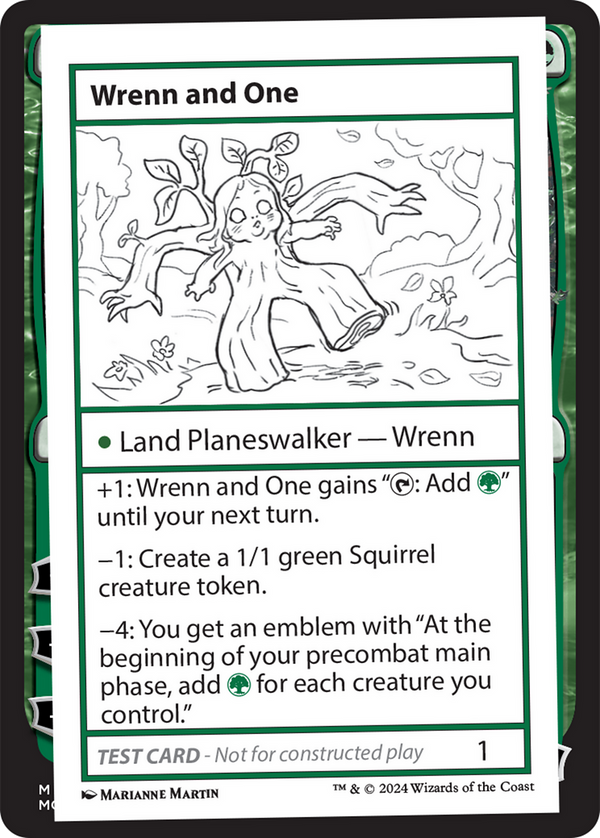 Wrenn and One - Test Card (MB2)