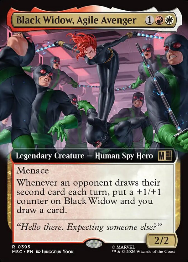Black Widow, Agile Avenger - Extended Art (MSC)