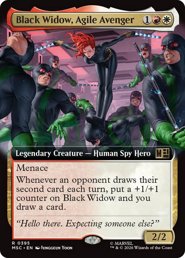 Black Widow, Agile Avenger - Extended Art (MSC) (Pre-Order)