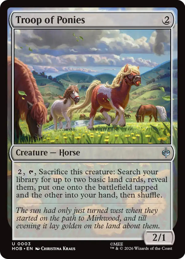 Troop of Ponies (HOB) (Pre-Order)
