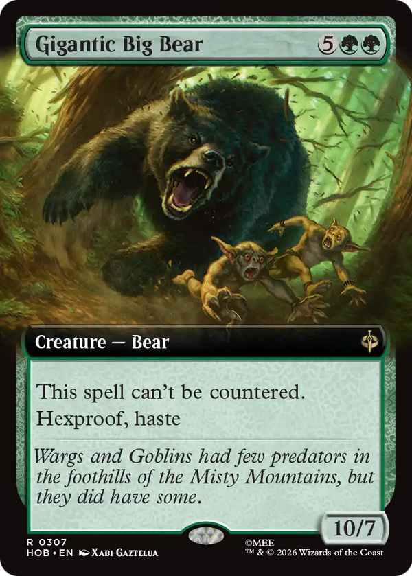 Gigantic Big Bear - Extended Art (HOB)
