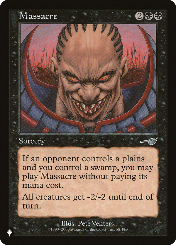 Massacre - NEM Reprint (PLST)