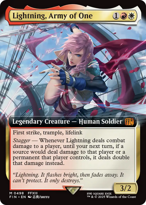 Lightning, Army of One - Extended Art (FIN)
