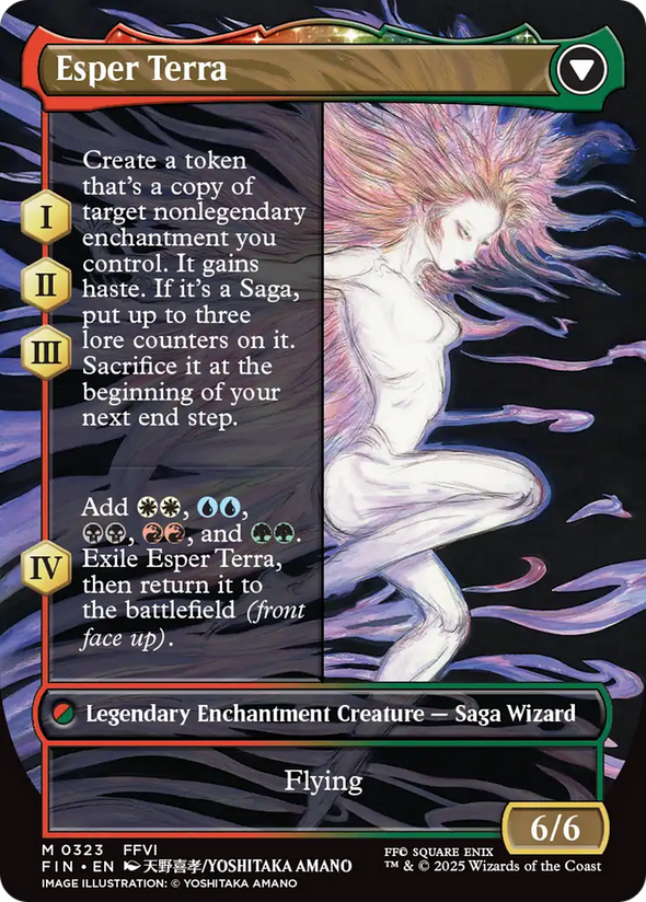 Terra, Magical Adept // Esper Terra - Borderless Artist Card (FIN)