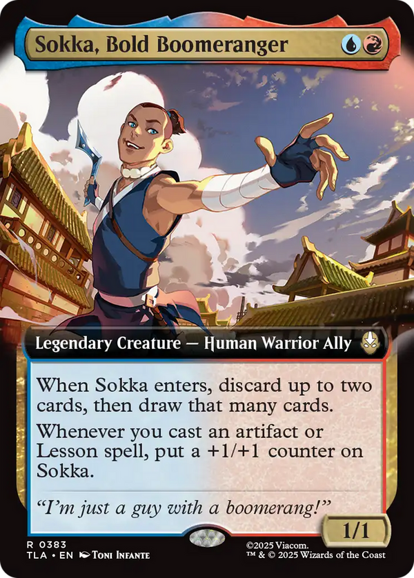 Sokka, Bold Boomeranger - Extended Art (TLA)