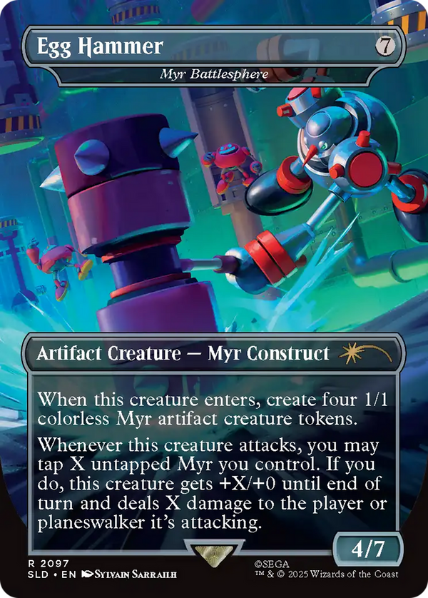 Egg Hammer // Myr Battlesphere - Secret Lair x Sonic: Turbo Gear (SLD)