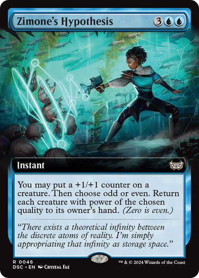 Zimone's Hypothesis - Extended Art (DSC)