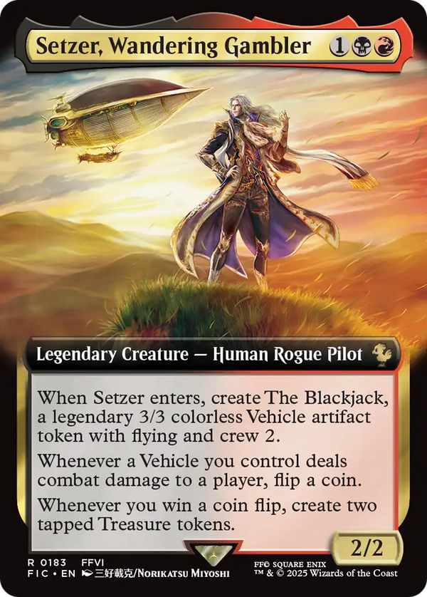 Setzer, Wandering Gambler - Extended Art (FIC)