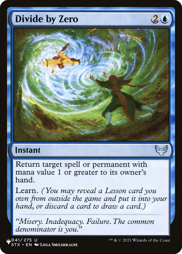 Divide by Zero - STX Reprint (PLST)