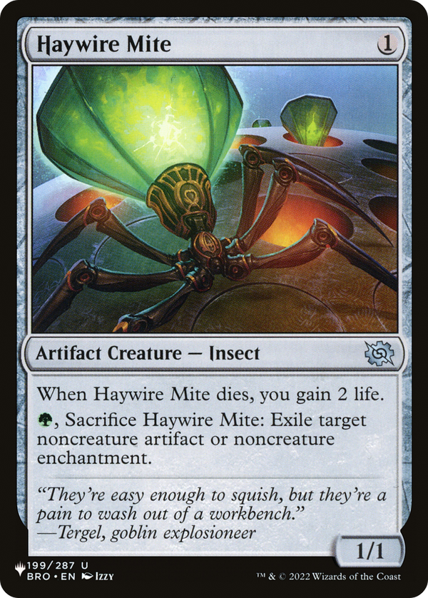 Haywire Mite - BRO Reprint (PLST)