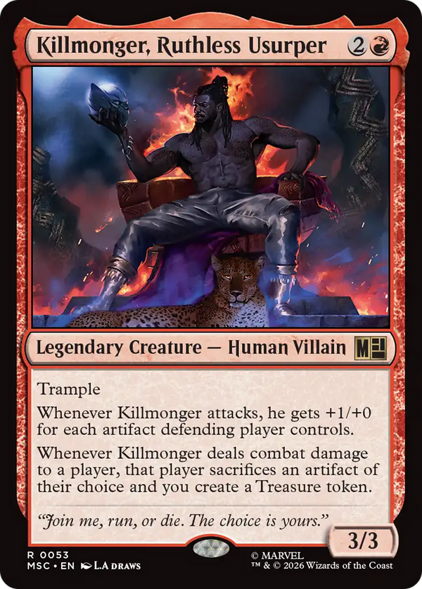 Killmonger, Ruthless Usurper (MSC) (Pre-Order)