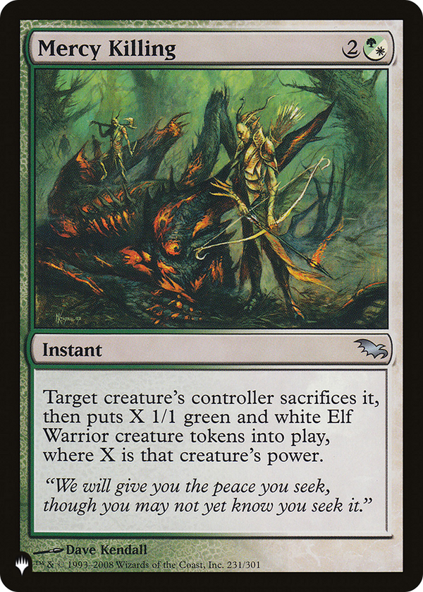 Mercy Killing - SHM Reprint (PLST)