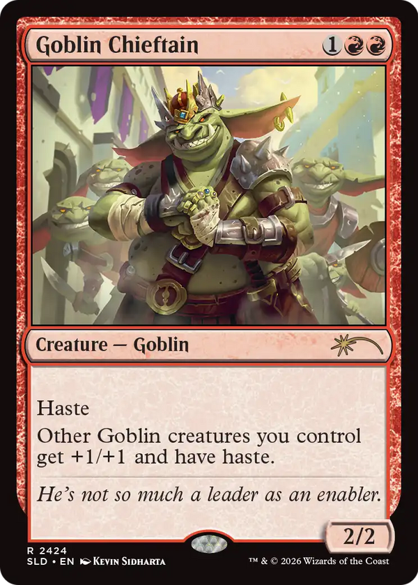 Goblin Chieftain - Goblin Storm (SLD)