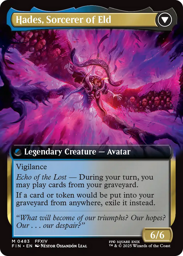 Emet-Selch, Unsundered // Hades, Sorcerer of Eld - Extended Art (FIN)