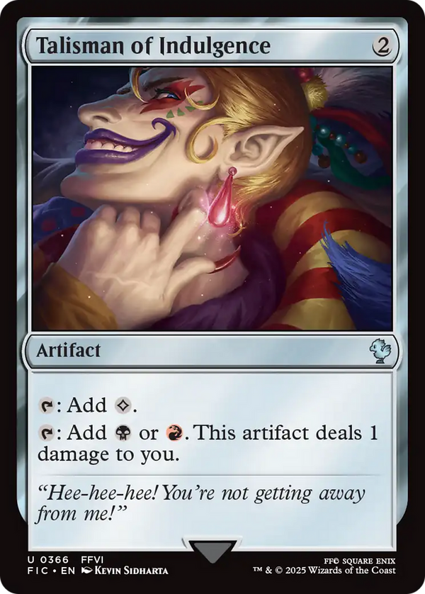 Talisman of Indulgence (FIC)