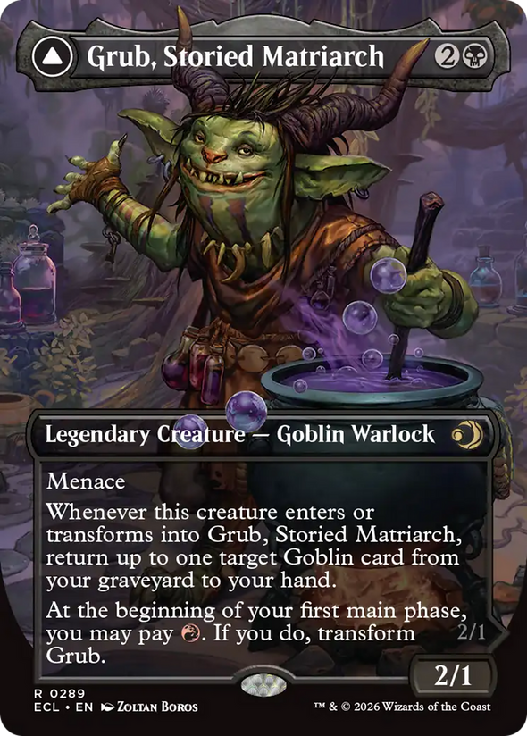 Grub, Storied Matriarch // Grub, Notorious Auntie - Borderless (ECL)
