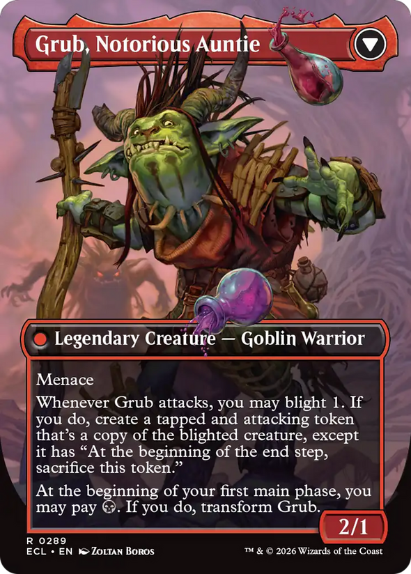 Grub, Storied Matriarch // Grub, Notorious Auntie - Borderless (ECL)