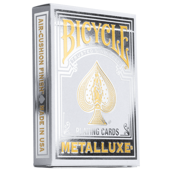 Bicycle Playing Cards - Metalluxe Silver