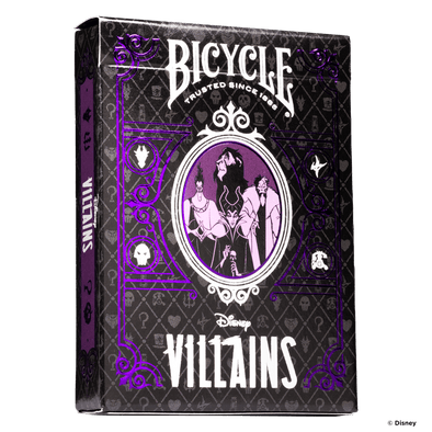 Bicycle Playing Cards - Disney Villains - Various Colours