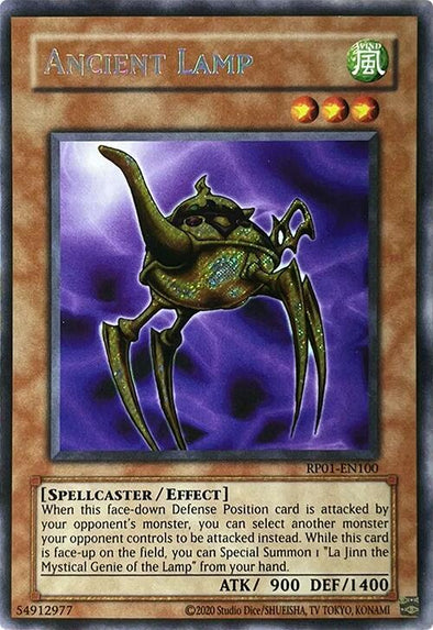 Ancient Lamp (2020 Date Reprint) - RP01-EN100 - Secret Rare